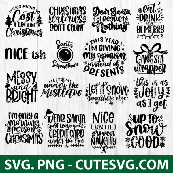 Funny Christmas SVG