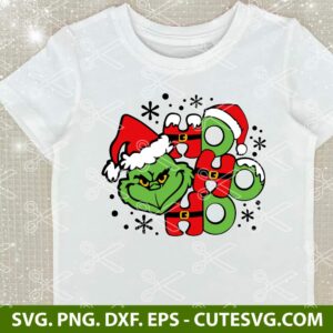 Grinch Ho Ho Ho SVG