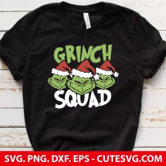 Grinch Squad SVG