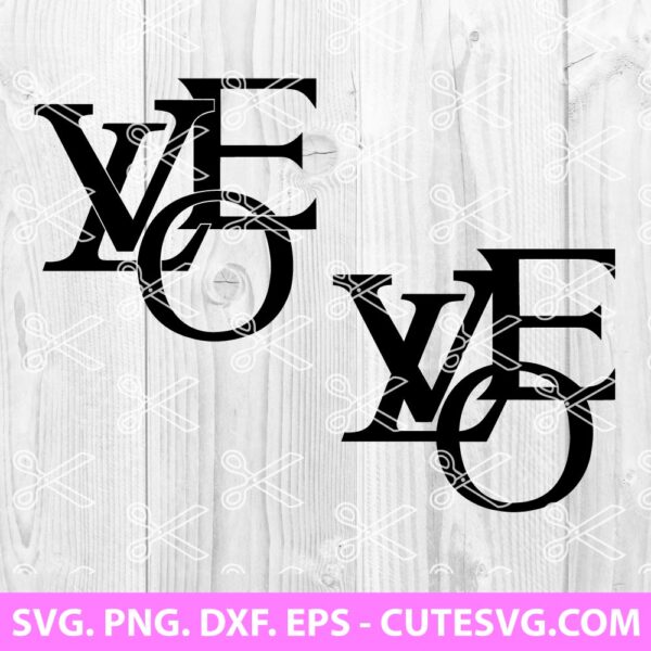 Louis Vuitton Love SVG