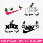 Nike Butterfly SVG Bundle | Nike Logo Vector File | Nike Logo PNG | EPS | DXF | PNG | Cutting Files for Cricut and Silhouette