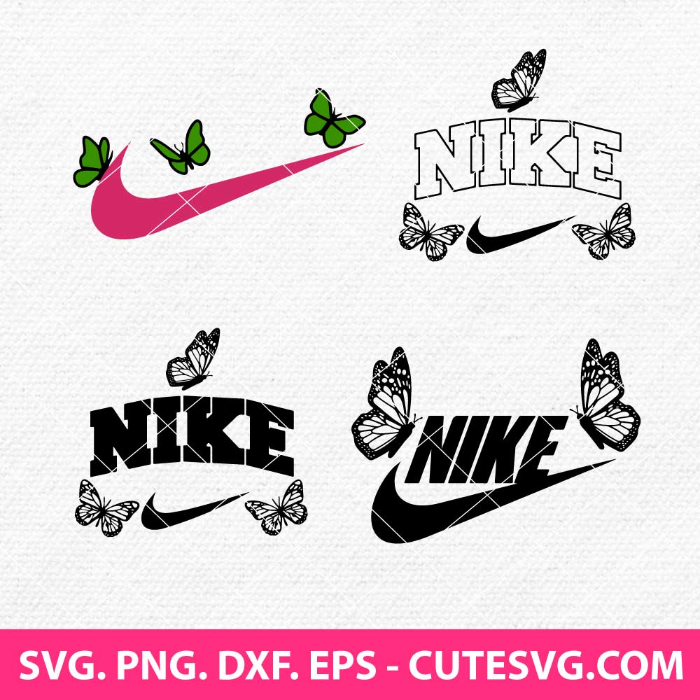 Nike Butterfly SVG, Nike Logo PNG, Nike Logo Vector File, EPS, DXF, PNG