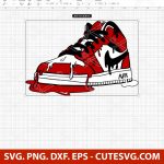 Nike Shoes SVG | Nike Sneaker SVG | Fashion Company SVG Logo | Nike Brand Logo SVG | PNG | DXF | EPS | Cut Files for Cricut and Silhouette