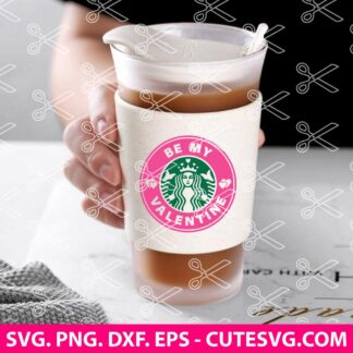Starbucks Tumbler Valentines Day SVG