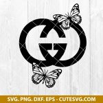 Gucci Butterfly SVG | Gucci Logo SVG | Gucci Butterfly Vector | PNG | DXF | EPS | Cut Files for Cricut and Silhouette