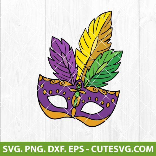 Mardi Gras Mask SVG