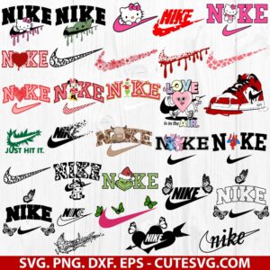 Nike SVG Bundle, Nike SVG, Nike Logo SVG, Trending SVG, Fashion Brand ...