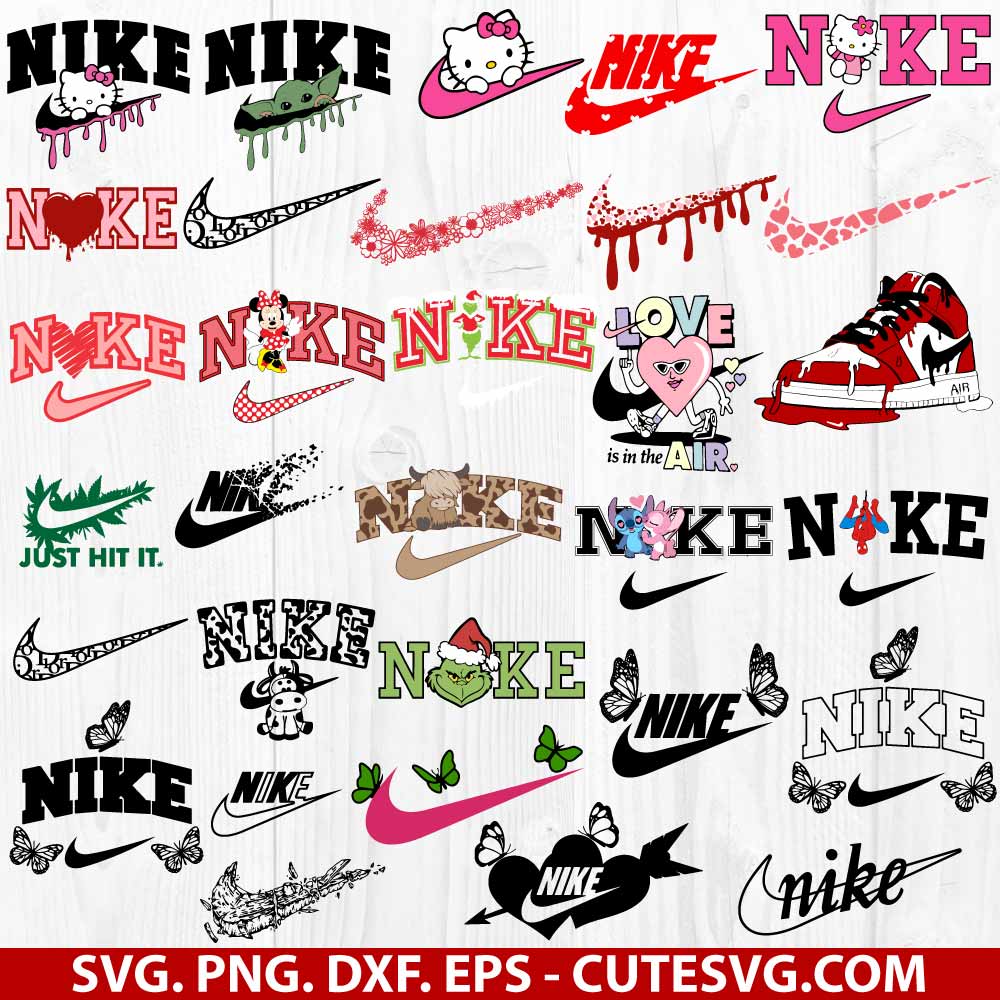 Nike SVG Bundle, Nike SVG, Nike Logo SVG, Trending SVG, Fashion Brand