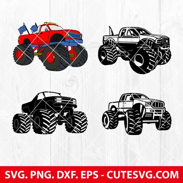 Monster Truck SVG Bundle