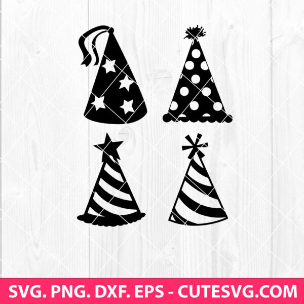 Party Hat SVG Bundle