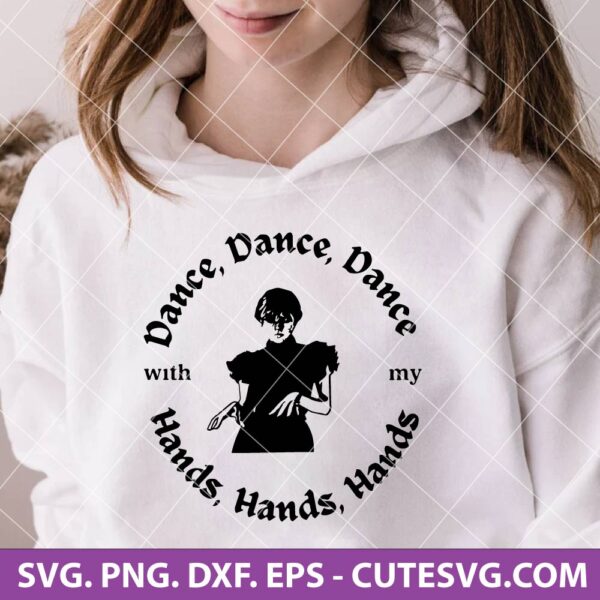 Wednesday Addams Dance SVG