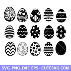 Easter Egg SVG Bundle