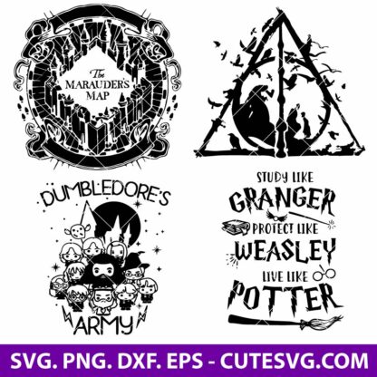 Study Like Granger Live Like Potter SVG