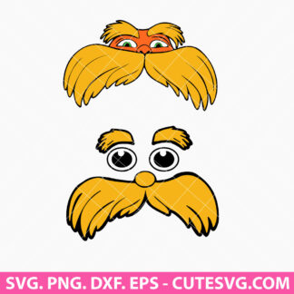 Lorax Face SVG Bundle