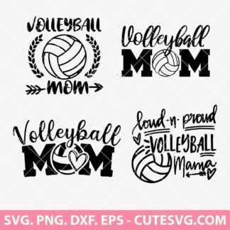 Volleyball Mom SVG Bundle