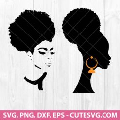 Black Girl SVG