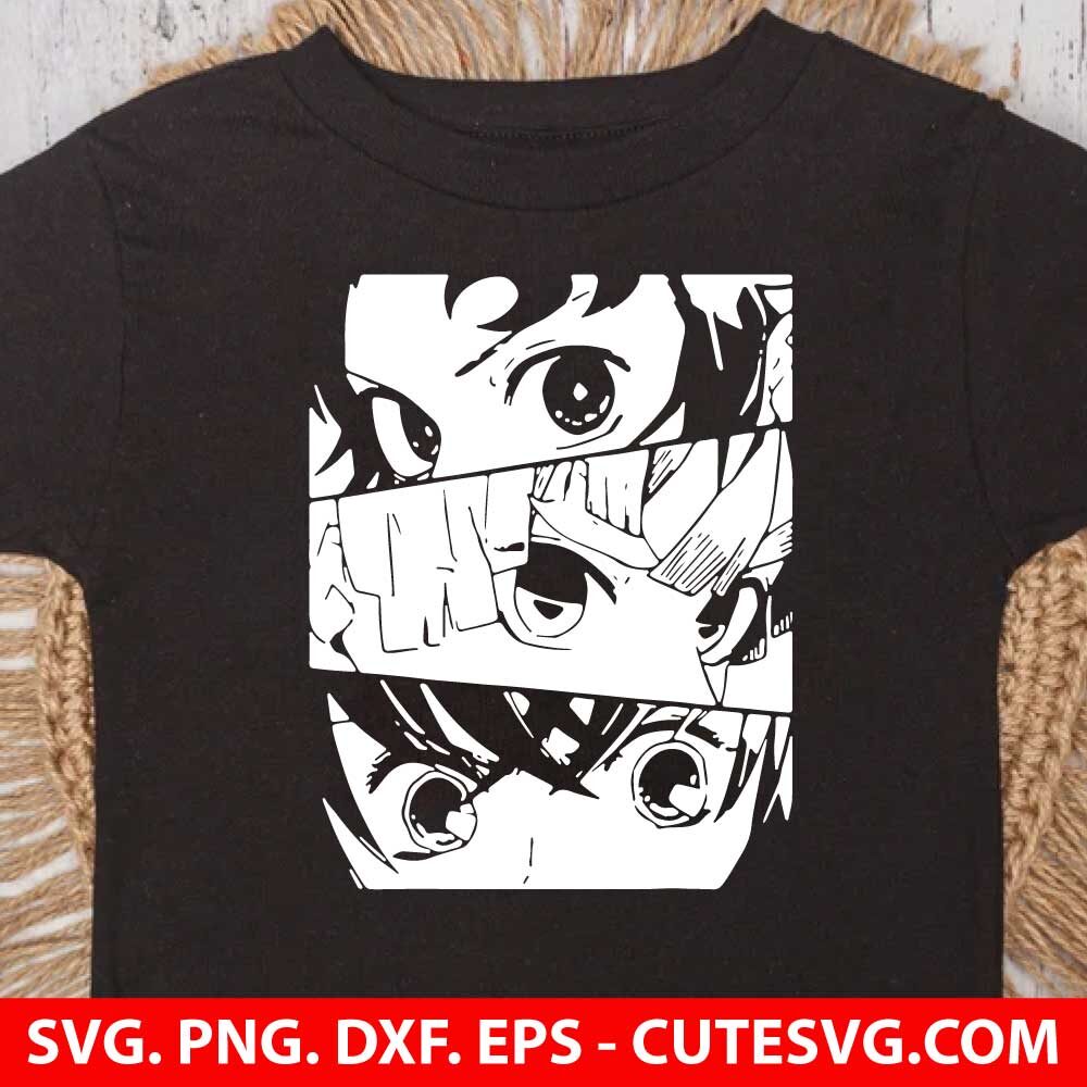 Demon Slayer SVG Cut File | Anime SVG | PNG | DXF | EPS