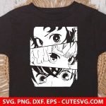 Demon Slayer SVG Cut File | Anime SVG | PNG | DXF | EPS | for Cricut & Silhouette