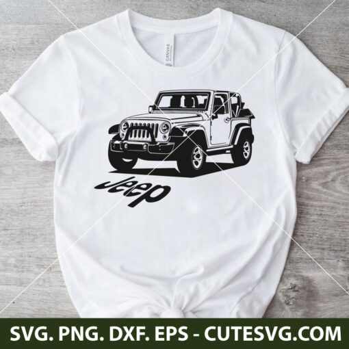 Jeep Wrangler SVG, Vehicle SVG, Jeep SVG, Wrangler SVG, PNG, DXF, EPS ...
