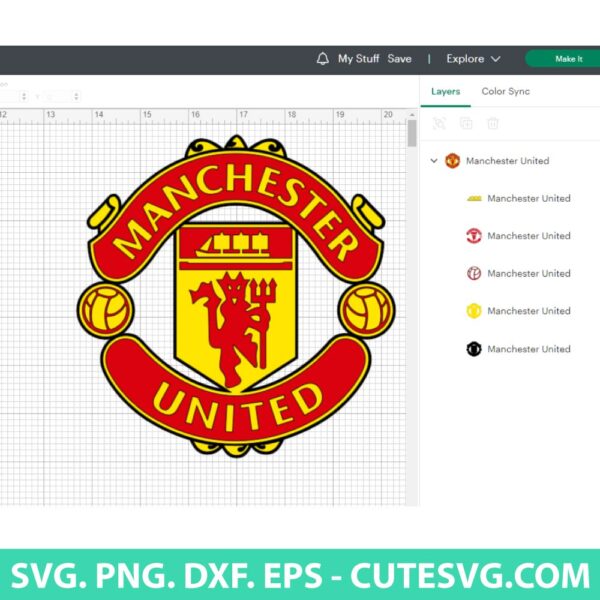 Manchester United Football Club Logo SVG