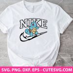 Nike Squirtle SVG, Nike Logo SVG, DXF, PNG, EPS, Cut Files for Cricut & Silhouette Instant digital Download