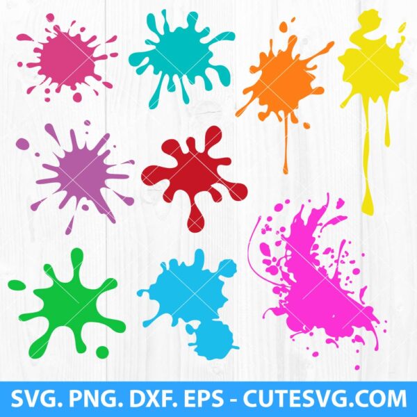 Paint Splatter SVG