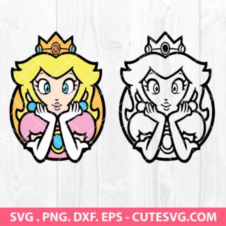 Princess Peach SVG