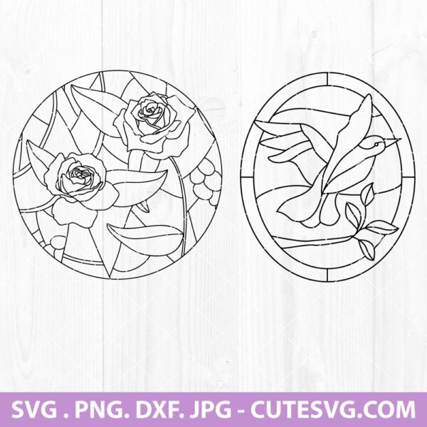 Stained Glass Patterns SVG