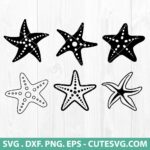 Starfish SVG Bundle, Star Fish Clipart, Starfish SVG, Ocean SVG, Summer SVG, Beach SVG, Starfish Cricut, Instant Digital Download