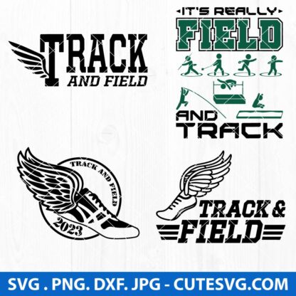 Track And Field SVG