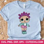 Lol dolls Roller Sk8ter SVG Cut File, LOL Surprise! Dolls SVG, LOL Surprise HD phone PNG, DXF, EPS, Cut Files for Cricut & Silhouette