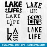 Lake Life SVG Bundle, Boat SVG, Camping SVG, Lake Shirt SVG, PNG, DXF, EPS, Cut Files for Cricut and Silhouette - Digital Download