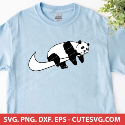 Swoosh Panda SVG