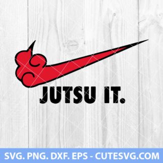 Nike Naruto Cloud SVG