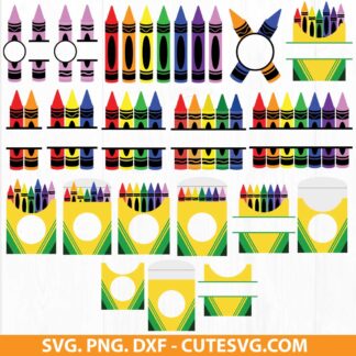 Crayon SVG Bundle