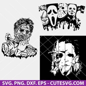 Halloween Horror Movie Killers SVG