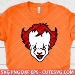 Halloween Horror Movie Killers SVG | Pennywise SVG | IT Pennywise Clown SVG | Pennywise Scary Face SVG | Horror SVG | Scary SVG | PNG