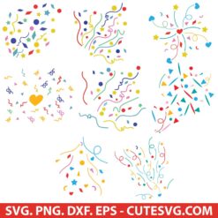 Confetti SVG Bundle