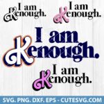 I Am Kenough SVG | Barbie SVG | Ryan Gosling Ken SVG | PNG | DXF | EPS | Cutting Files for Cricut and Silhouette | Instant Download
