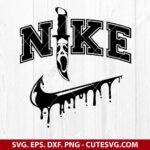 Ghostface Knife x Nike SVG, Nike Drip Halloween SVG, Nike Halloween SVG, Nike Halloween Knife SVG, Ghostface Knife SVG, PNG, DXF, EPS