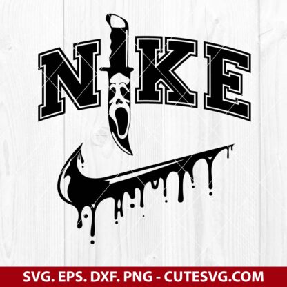 Ghostface Knife x Nike SVG