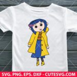 Coraline SVG, Coraline Clipart, Coraline Vector, Coraline cut file, Coraline Cricut File, Coraline printable, DXF, EPS, PNG, Digital Download