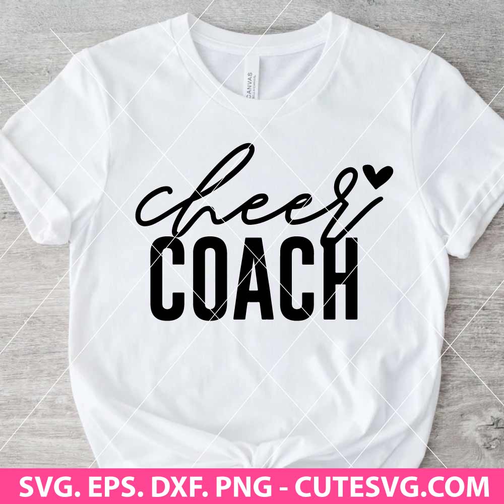Cheer Coach SVG Cheerleader SVG Coach SVG Cheer Coach