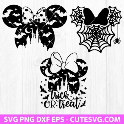 Disney Minnie Mouse Halloween SVG