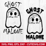 Ghost Malone SVG Funny Ghost SVG Ghost Malone PNG Halloween SVG DXF EPS Cutting Files for Cricut and Silhouette