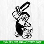 Minecraft SVG, Minecraft cut files, Creeper SVG, Minecraft characters SVG, Minecraft block SVG, Diamond sword SVG, Printable Minecraft designs