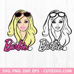 Barbie Face SVG