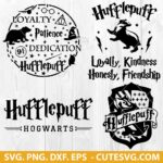Hufflepuff SVG, Hufflepuff House Emblem SVG, Harry Potter SVG, PNG, DXF, EPS, Cut files for Cricut & Silhouette, Digital Download