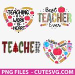 TeTeacher Sublimation PNG Teacher Christmas Trees Sublimation Graphic PNG Teacher Bundle Sublimation File Instant Download