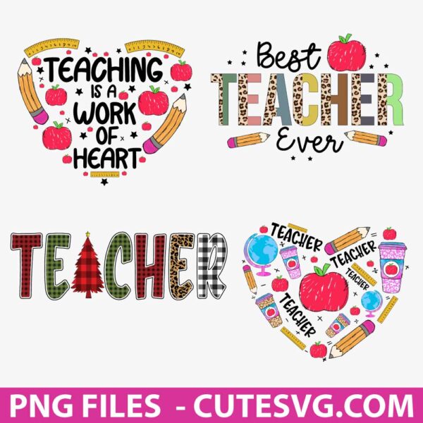 Teacher Sublimation PNG